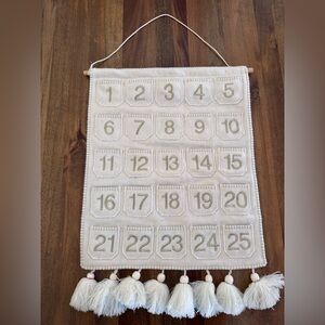 Opalhouse Cream Wall Hanging Advent Calendar
